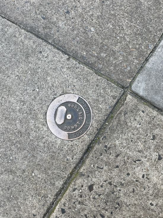 Photo: Metal plaques or discs